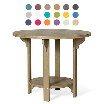 48 inch round pub shop table